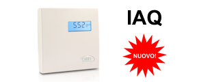 nuova sonda IAQ CAREL a muro