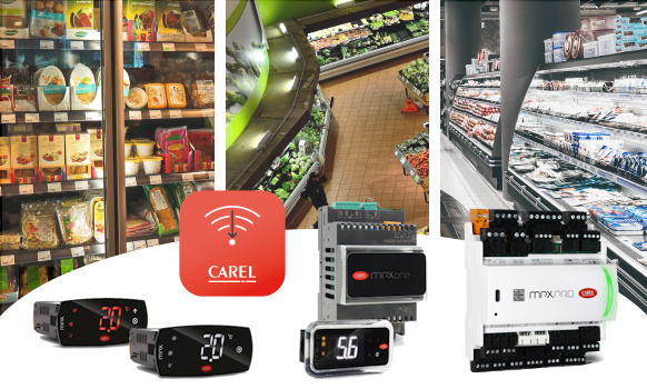 Picture of the whole Carel MPX range, with the all new MPXpro