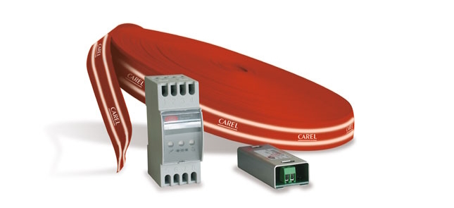 Photo of the complete Carel antiflooding system kit.