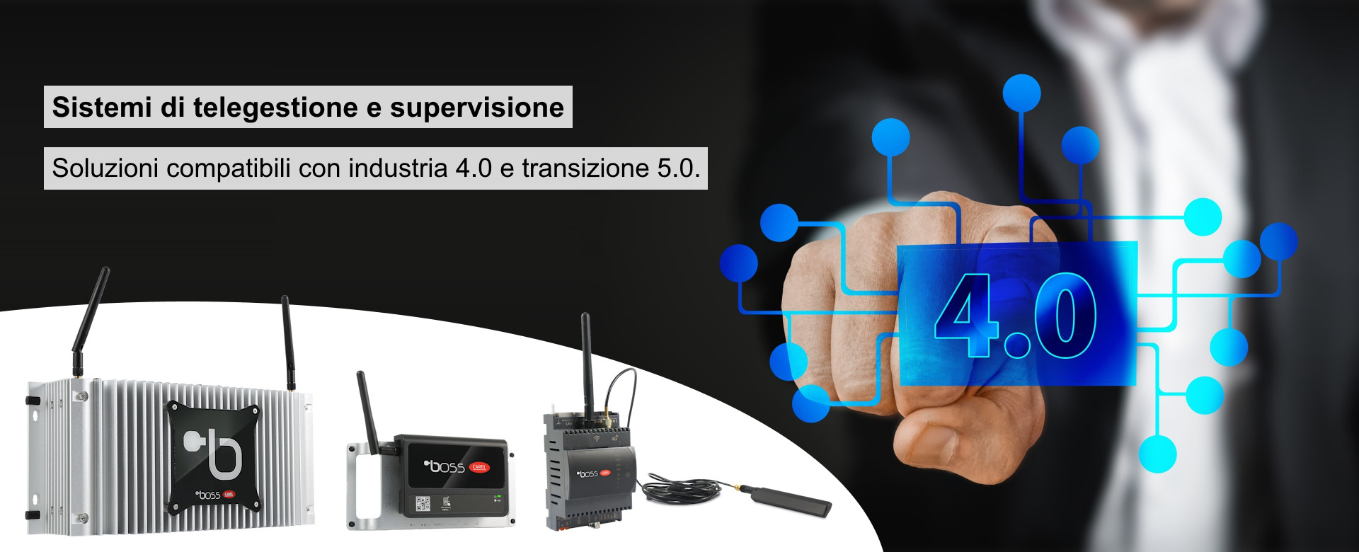 Sistemi di telegestione e supervisione - Soluzioni compatibili con industria 4.0 e transizione 5.0.