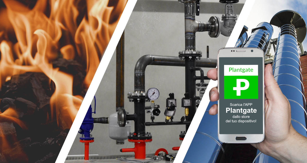 Plantgate per centrali termiche con APP per dispositivi mobili
