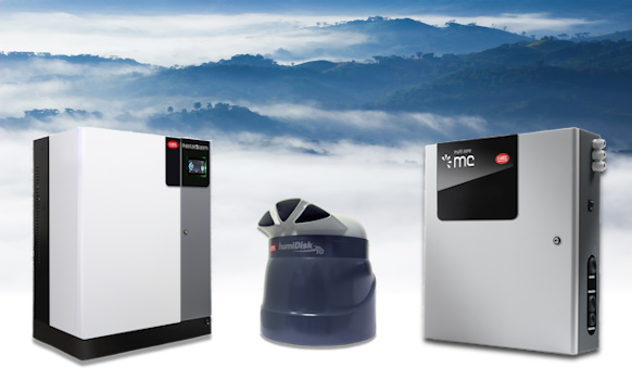 Carel humidifers like heaterSteam, humiDisk and MC multizone for every humidification need.