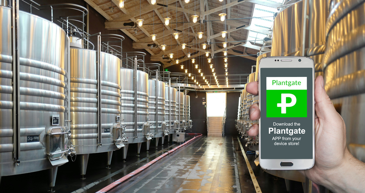Plantgate for oenology systems, even with APP for mobile devices.