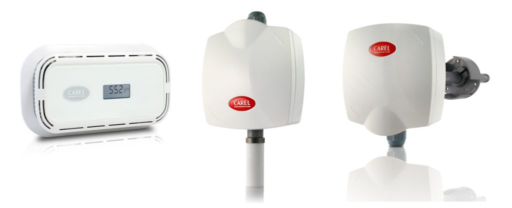 Gamma sonde DP-THC Carel, da interni, ambiente e da condotta